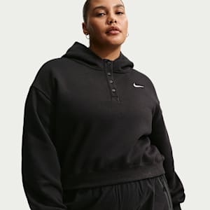 NIKE　スエット Nike Sportswear Phoenix Fleece Women's Oversized Cropped Henley